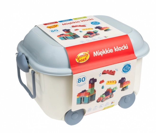 Soft Building Blocks 80 Pieces
