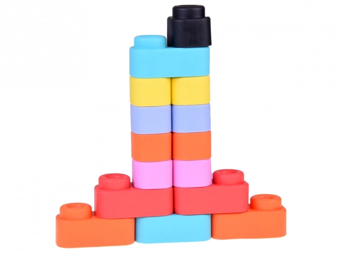 Colorful Soft Rubber Blocks for Kids 36 Pieces
