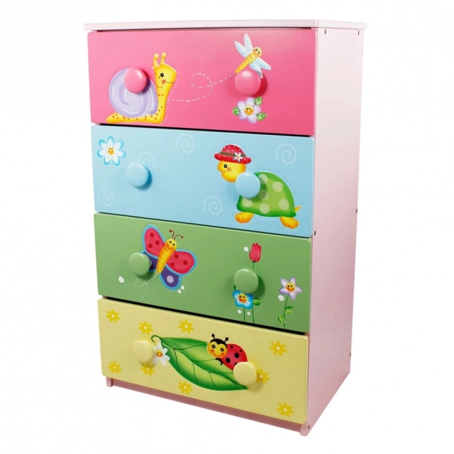 Magical Garden Chest of Drawers for Children