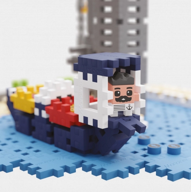 Waffle Blocks Mini Port Adventure Set