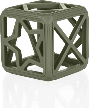 Silicone Teether Square, Forest Green