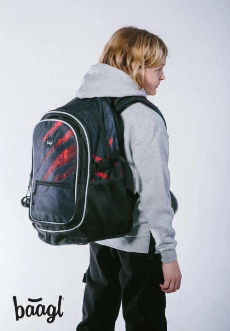 School Backpack Core Lava