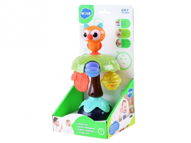 Magical Owl Baby Rattle with Suction