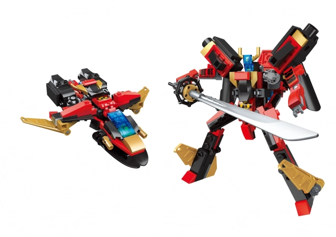 Qman Samurai Flame 2-in-1 Building Set