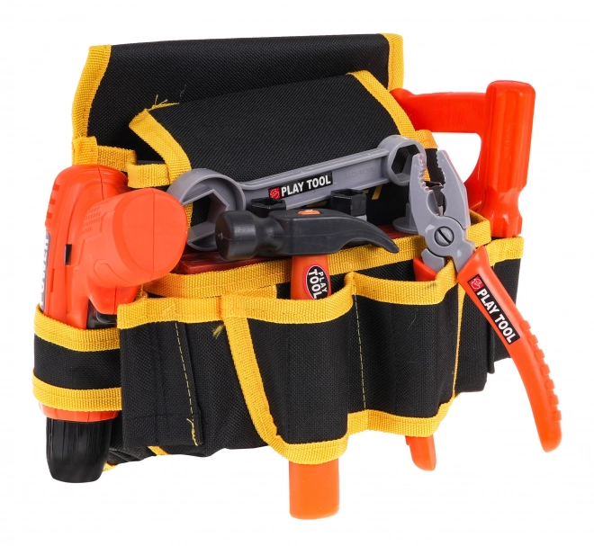 Tool Belt Set with Interactive Drill for Kids 3+