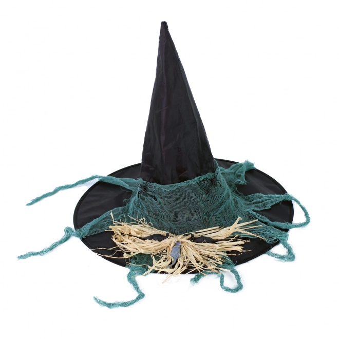 Witch Hat for Adults with Spiders