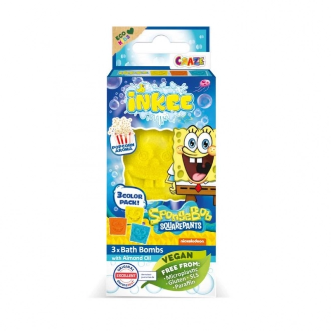 Inkee Bath Bombs Set - SpongeBob Edition