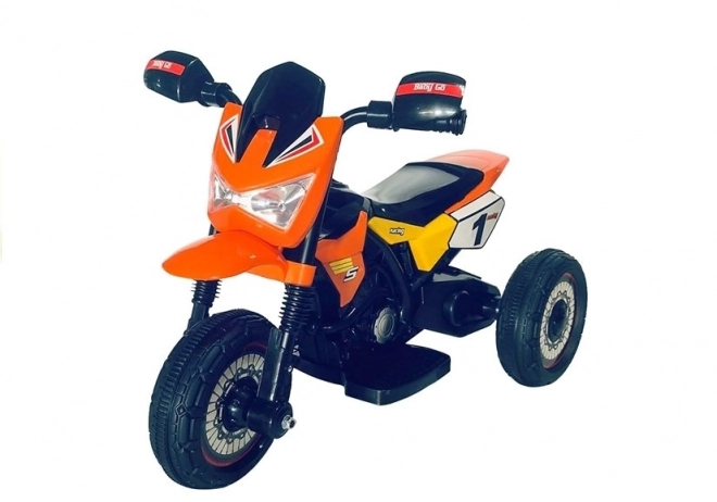 Kids Orange Electric Tricycle Motorcycle