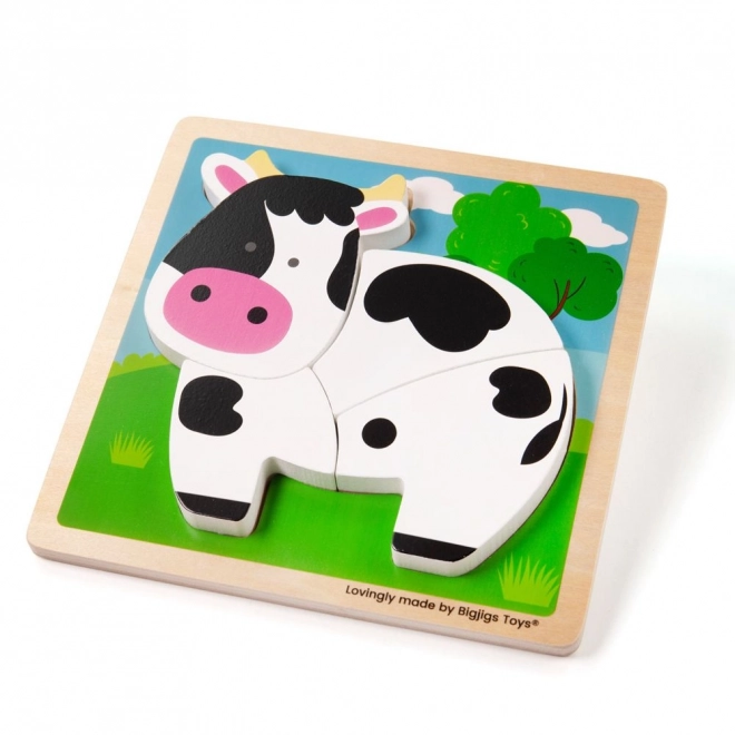 Insert Puzzle Cow