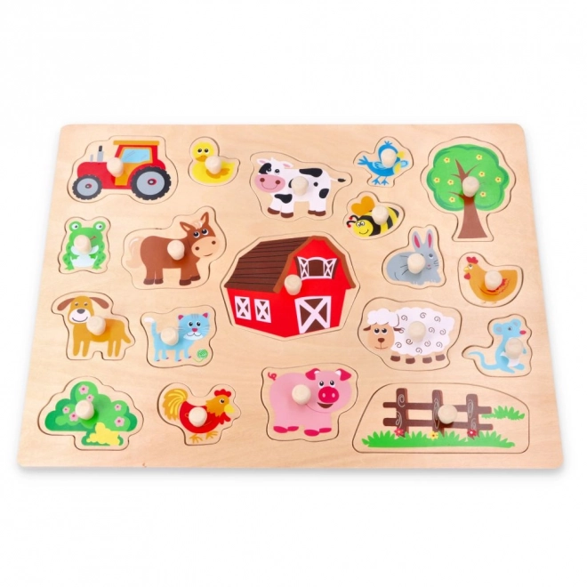 Large Wooden Farm Puzzle