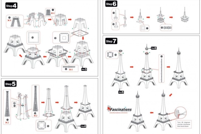 Metal Earth 3D Puzzle Eiffel Tower