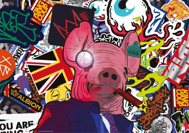 Good Loot Puzzle Watch Dogs: Legion Pig Mask 1000 Pieces