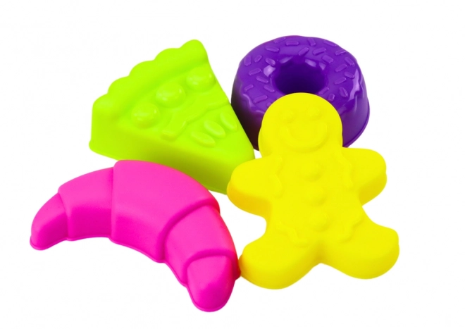 Sand Play Set with Bucket and Molds - Pink