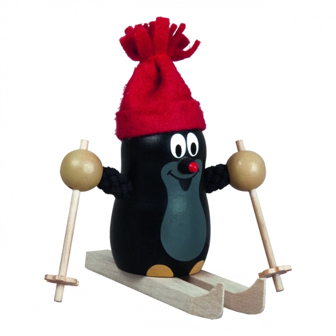 Mole on Skis Toy Figurine