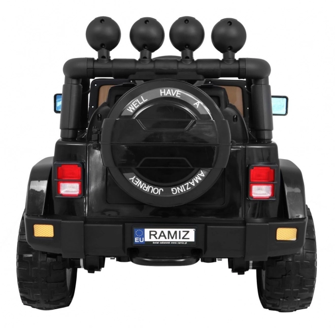 Auto Terenové pre Deti s Lakovaním Moro a 4x4 Pohonom – Čierna