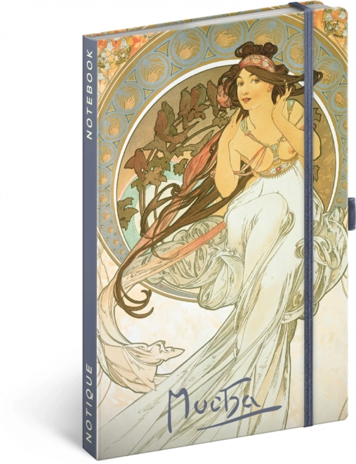 Notique Lined Notebook - Alfons Mucha Music