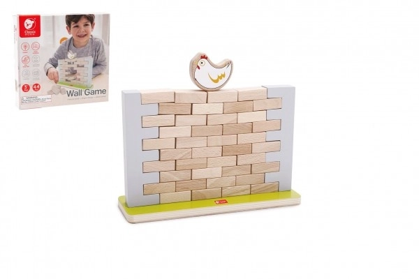 Wooden Brick Wall Game