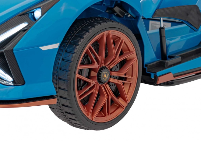 Ružové vozidlo Lamborghini Sian – Modré