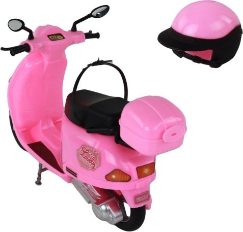 Pink scooter with rotating handlebar head