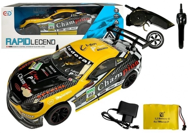 Remote Control Yellow Racing Car 2.4GHz