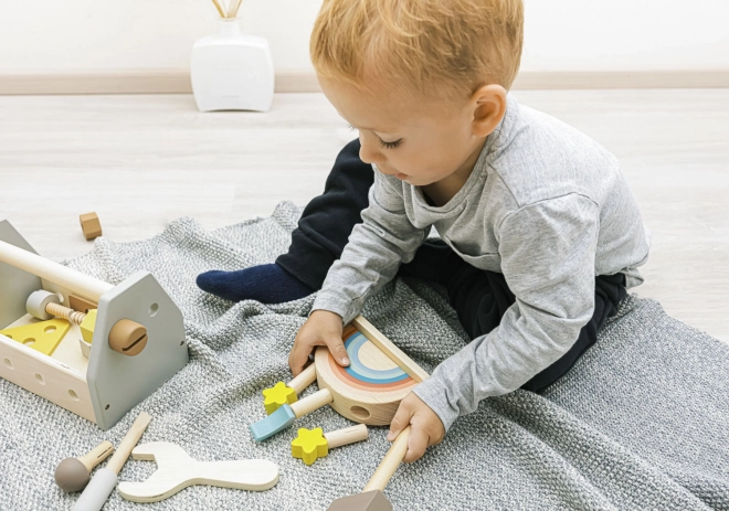 Wooden Toolbox Set for Curious Builders