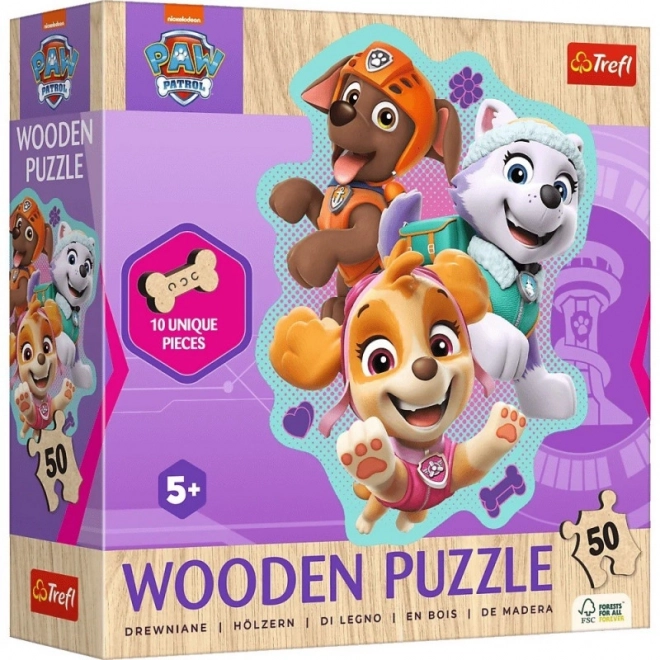 Wooden Puzzle 50 Piece PAW Patrol Fun Puppy Pack