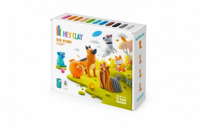 Hey Clay: Kutyák története - modellező készlet