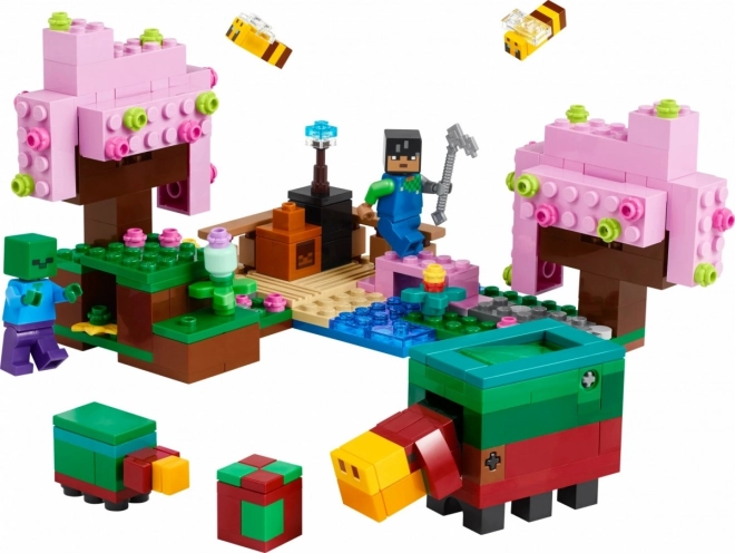 Minecraft Cherry Garden LEGO Set