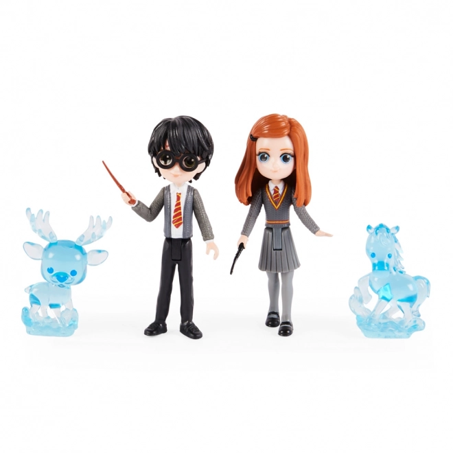 Harry Potter and Ginny with Patronus Figures