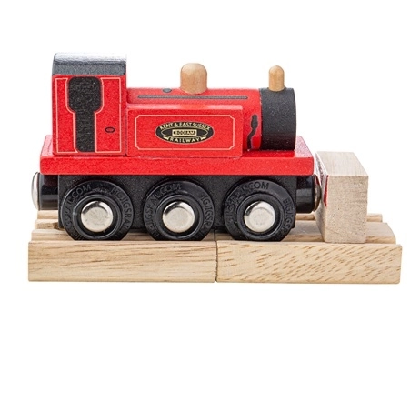 Bigjigs Rail Wooden Train Terrier Red