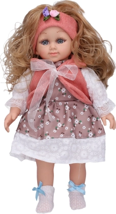 Doll with Bow 39 cm