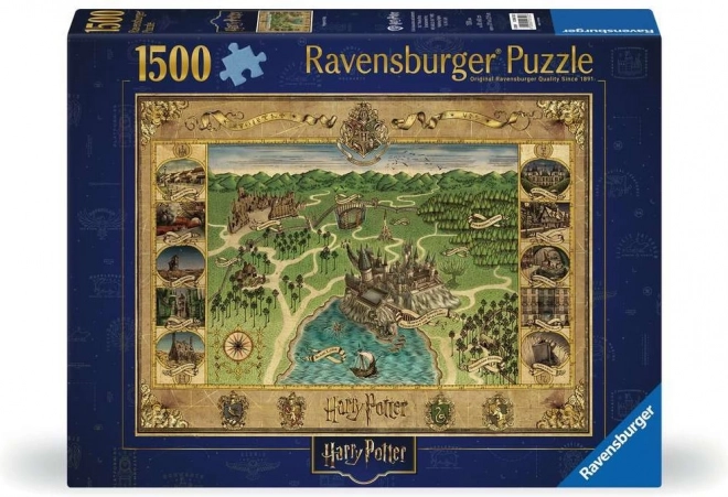 Ravensburger Hogwarts Map Puzzle 1500 Pieces