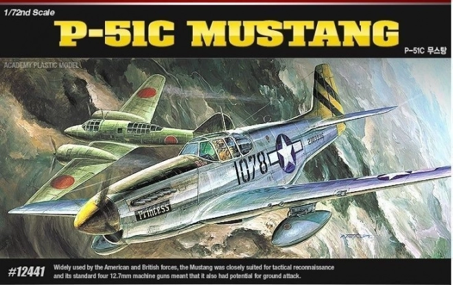 Plastic Model P-51C Mustang Red Tails