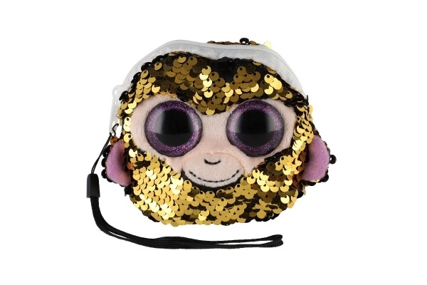 Girls' Animal Sequin Fabric Wallet with Hair Accessories