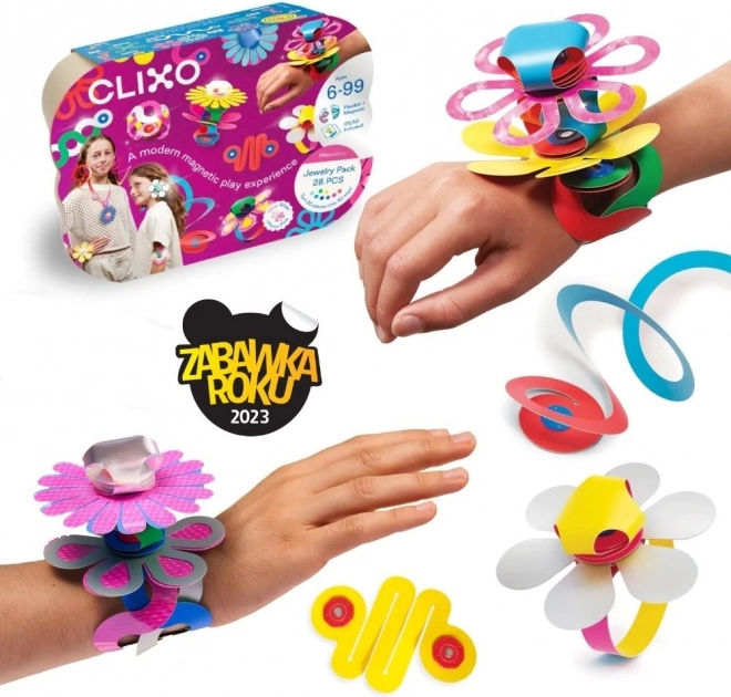 Clixo Jewelry Pack Set creativo di blocchi per la creazione di gioielli - 28 pz