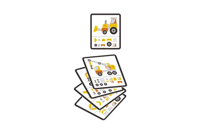Construction vehicles step by step