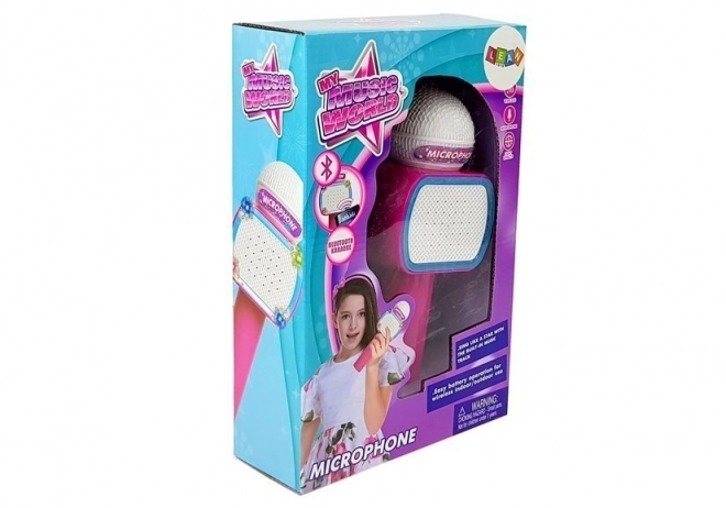 Wireless Kids Karaoke Microphone with Bluetooth Speaker - Pink