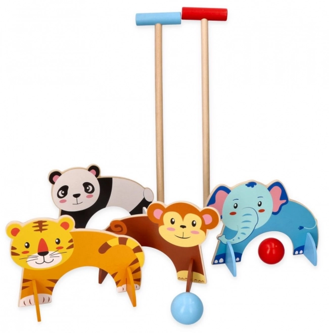 Croquet Set with Animal Theme