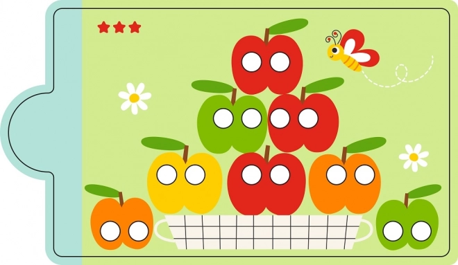 Magnetic Color Sorting Game with Dinosaur