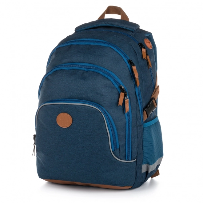 Blue Oxy Scooler Student Backpack