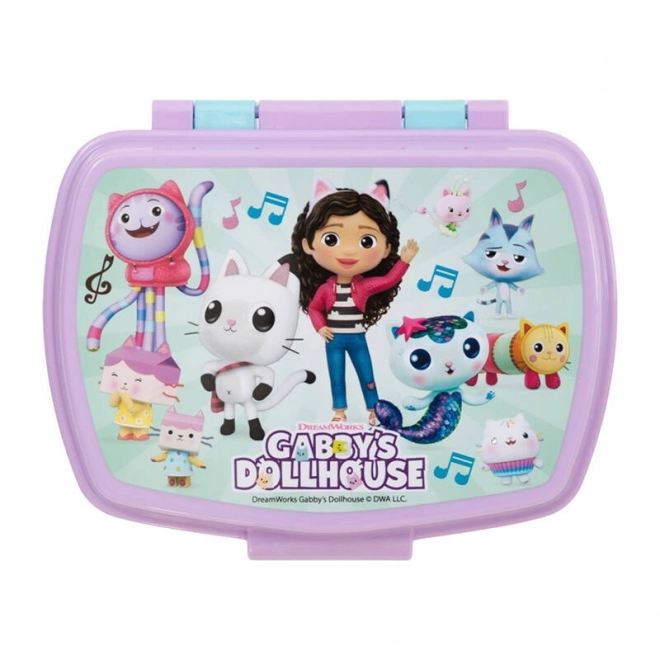 Children's Lunch Box Gabby's Dollhouse Pink and Blue