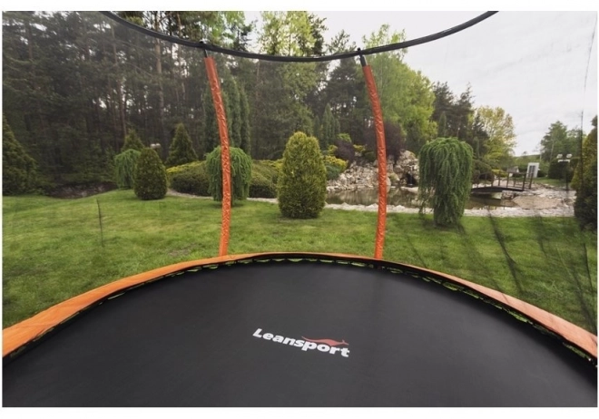 Lean Sport Backyard Trampoline With Net 14ft