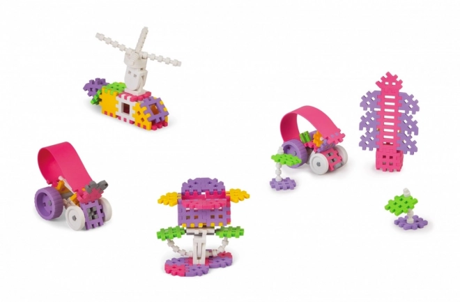 Mini Waffle Construction Set 70 Pieces for Girls