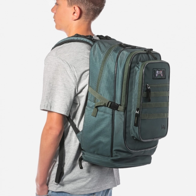 Baagl Set 3 Cubic Grove: zaino, astuccio, sacca