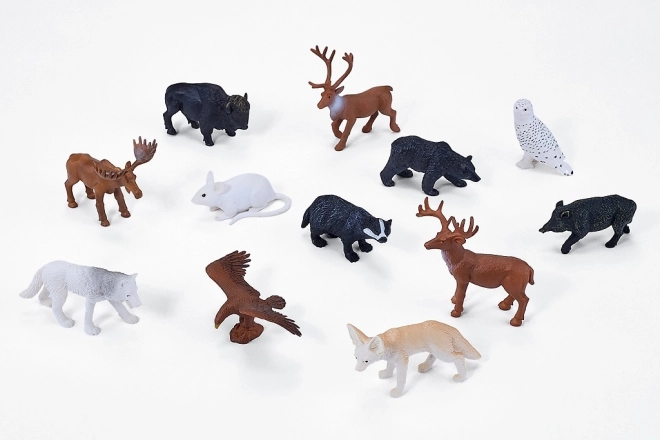 Mini Forest Animal Figurines Set