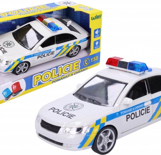 Police car with effects 24 cm – Czech packaging