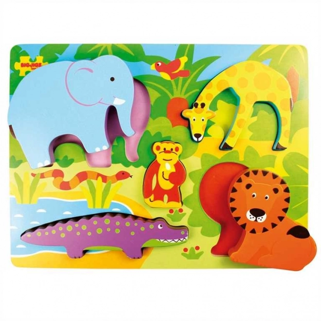 Bigjigs safari wooden puzzle