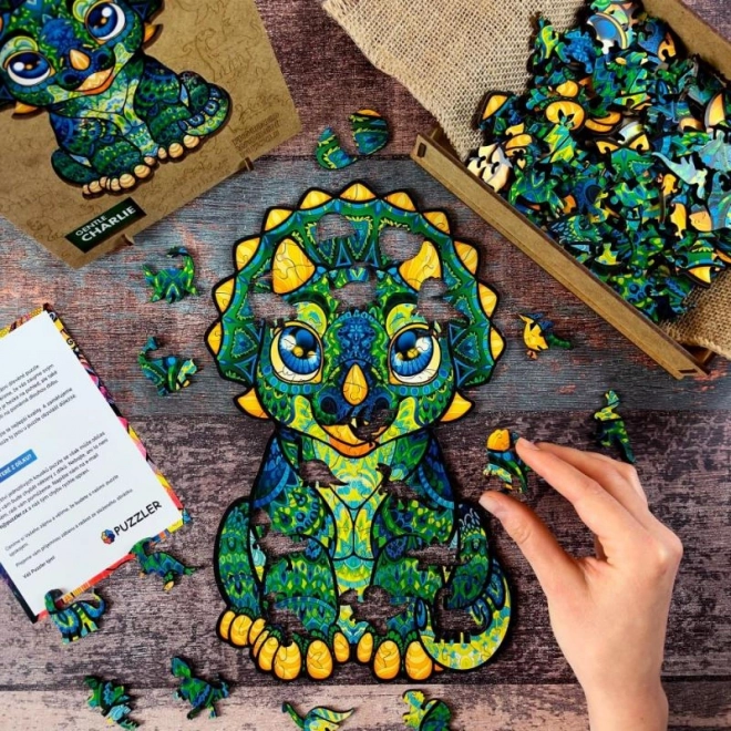 Wooden Colorful Puzzle - Cute Charlie