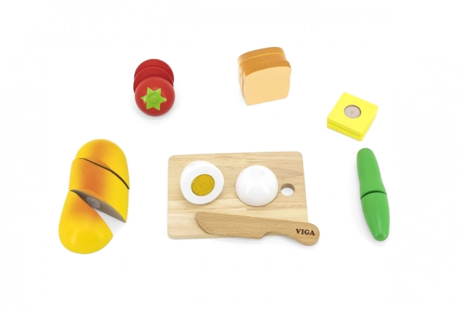 Wooden Vegetable Cutting Set