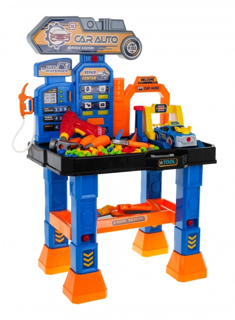 Interactive 4-in-1 Car Workshop for Kids